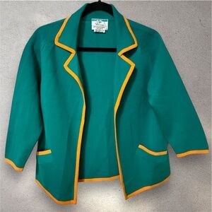 Vintage 60s Penney’s International Imports Wool Blazer/Cardigan Sweater Italy